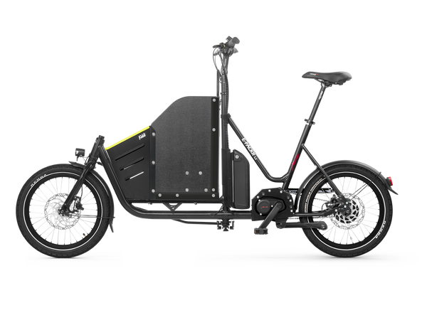 E-Lastenrad Metz E-PACKR LJ Kiddi Kindersitz schwarz