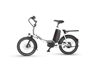 E-Comfort weiß mit Gepäckträger
