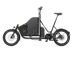E-Lastenrad Metz E-PACKR LJ Kiddi Kindersitz schwarz